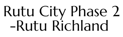 Rutu City Phase 2 - Rutu Richland Logo